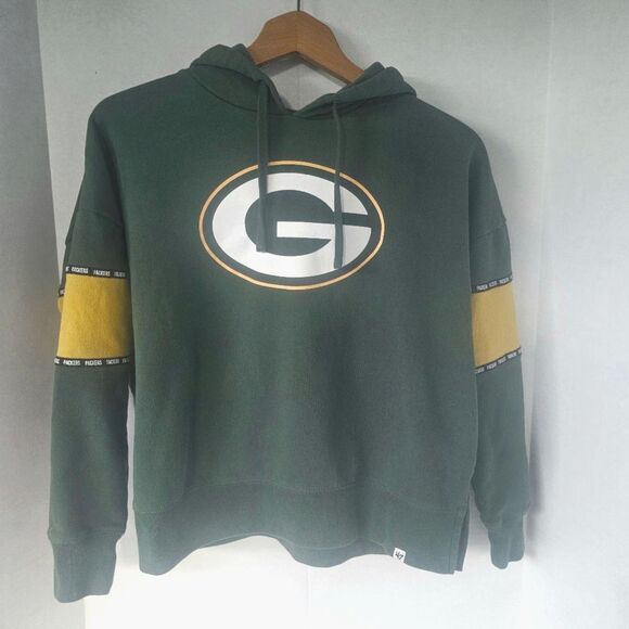 Green Bay Packers Hoodie | ’47 Brand Official NFL Sweatshirt – Women’s Small EUC - Picture 2 of 5